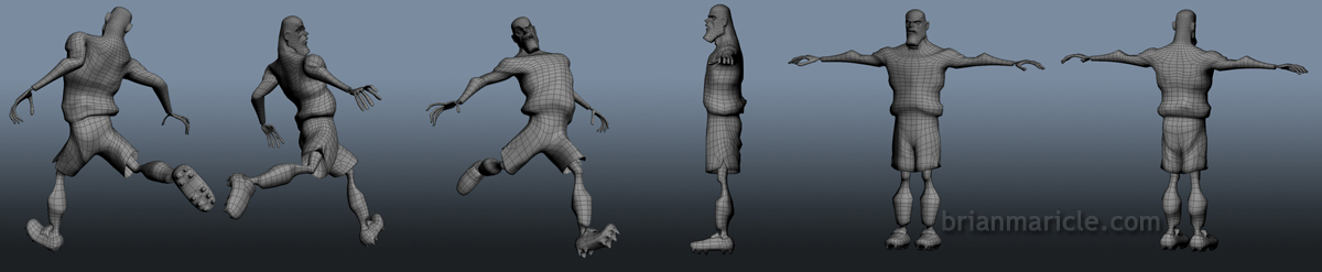 soccerjock shaded wireframe turn